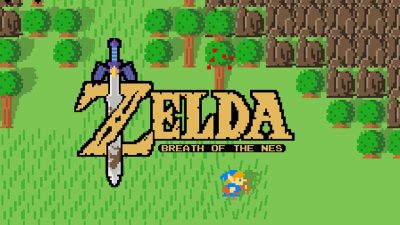 Fan desarrolla Zelda Breath of the Wild al estilo NES