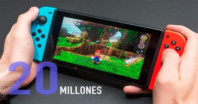 Nintendo Switch llega a las 20 millones de unidades vendidas