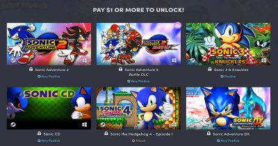 Humble Sonic 2019: Trece juegos por 10 USD