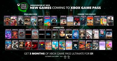 Xbox Game Pass: Se añadirán 50 títulos al catálogo