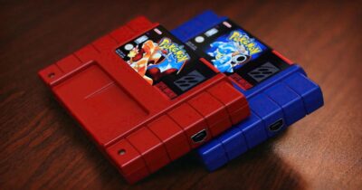 Conoce los cartuchos de SNES Pokémon azul y rojo