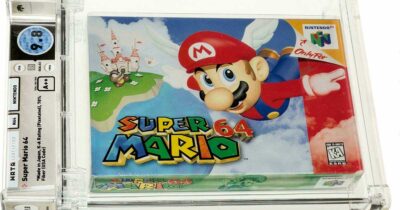 Subastan copia de Super Mario 64 por 1.5 millones de…
