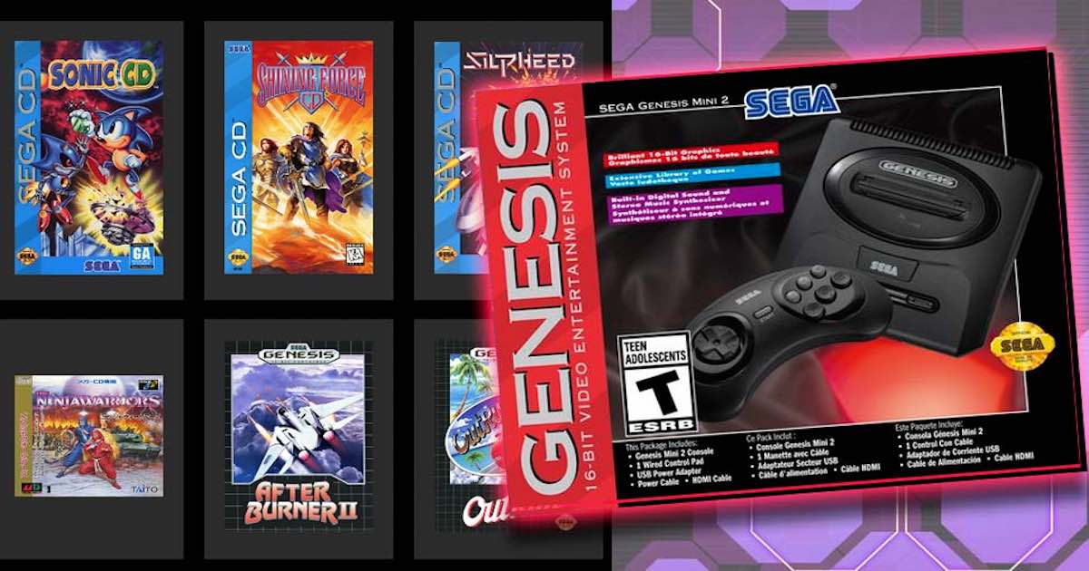 Sega Genesis 2 mini americana ya tiene fecha de salida