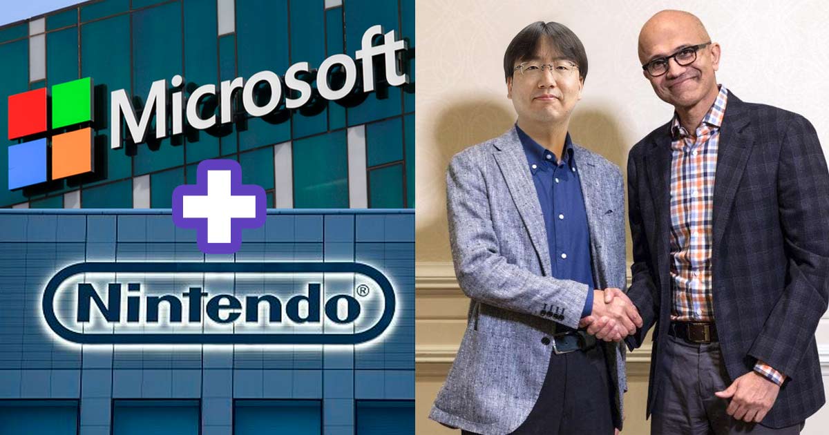 Microsoft logra comprar Nintendo y rompe el mercado