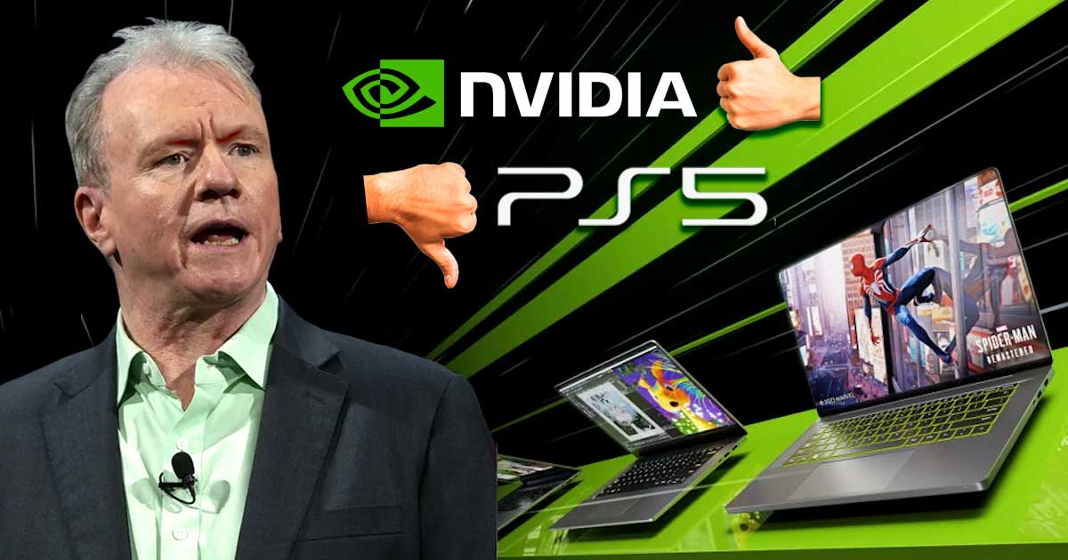Nvidia utiliza marketing anti-PS5 en la CES 2023 ( es reincidente)