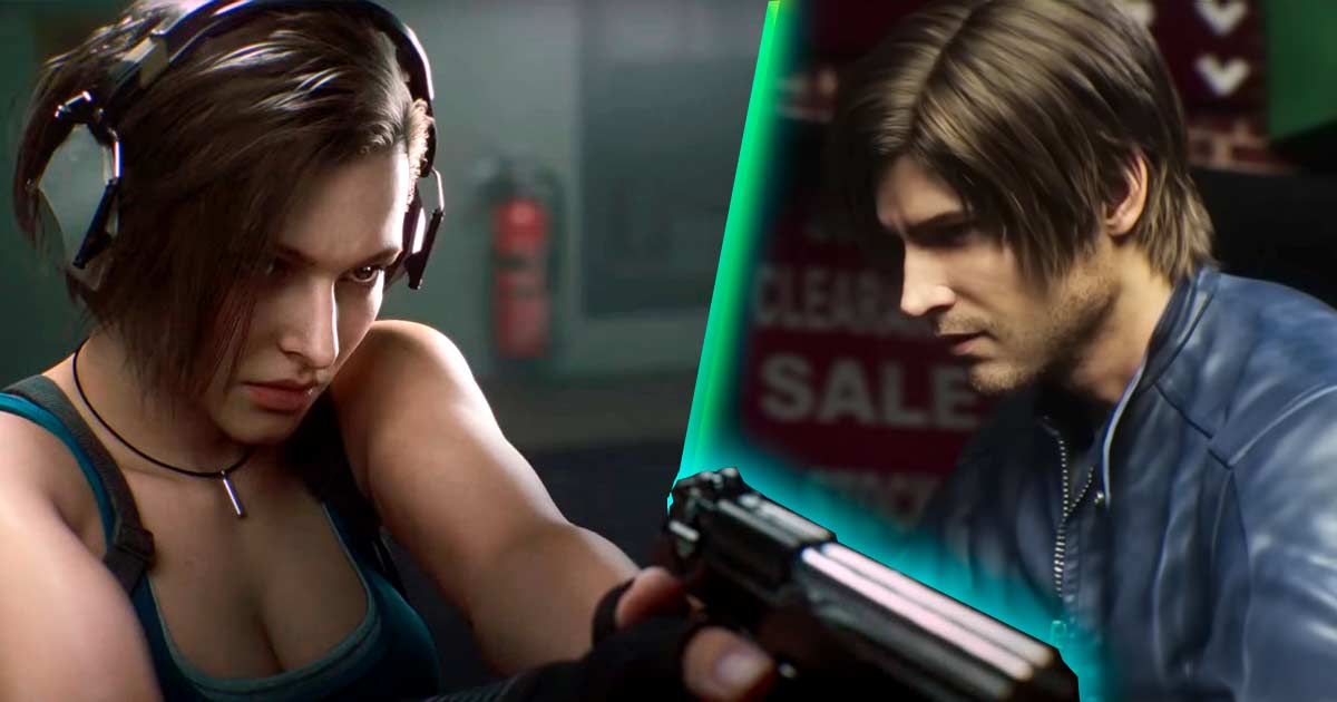 Jill y Leon juntos en Resident Evil : Death Island